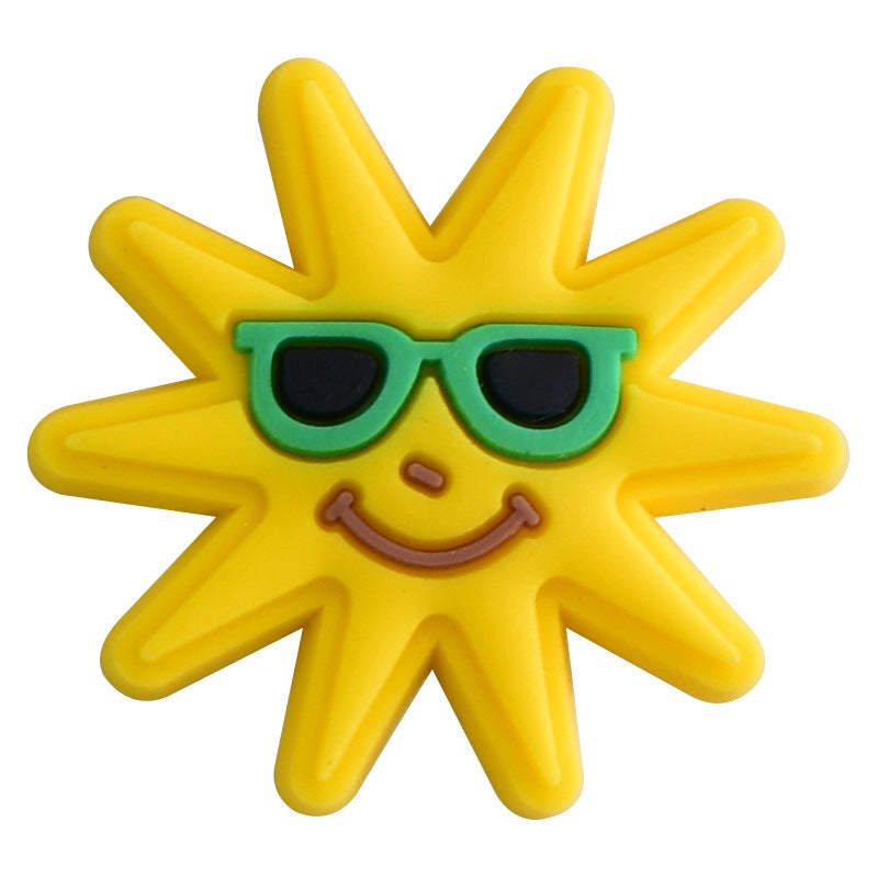 Summer Beach Series Charms - For Crocs Shoes EVA Bogg Bag Accessories