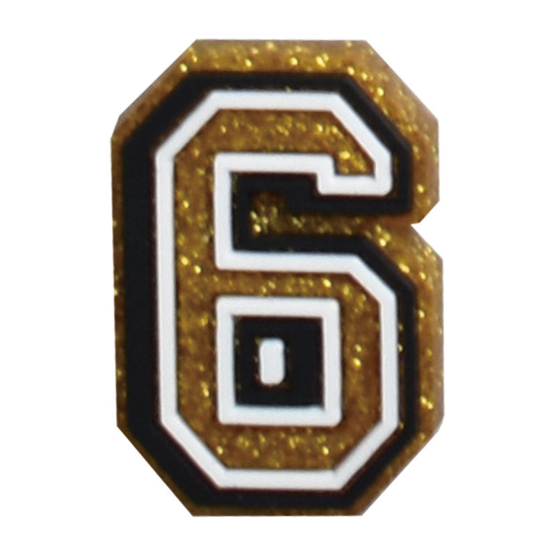 Gold 0-9 And 26pcs A-Z Letters Series Charms - For Crocs Shoes EVA Bogg Bag Accessories