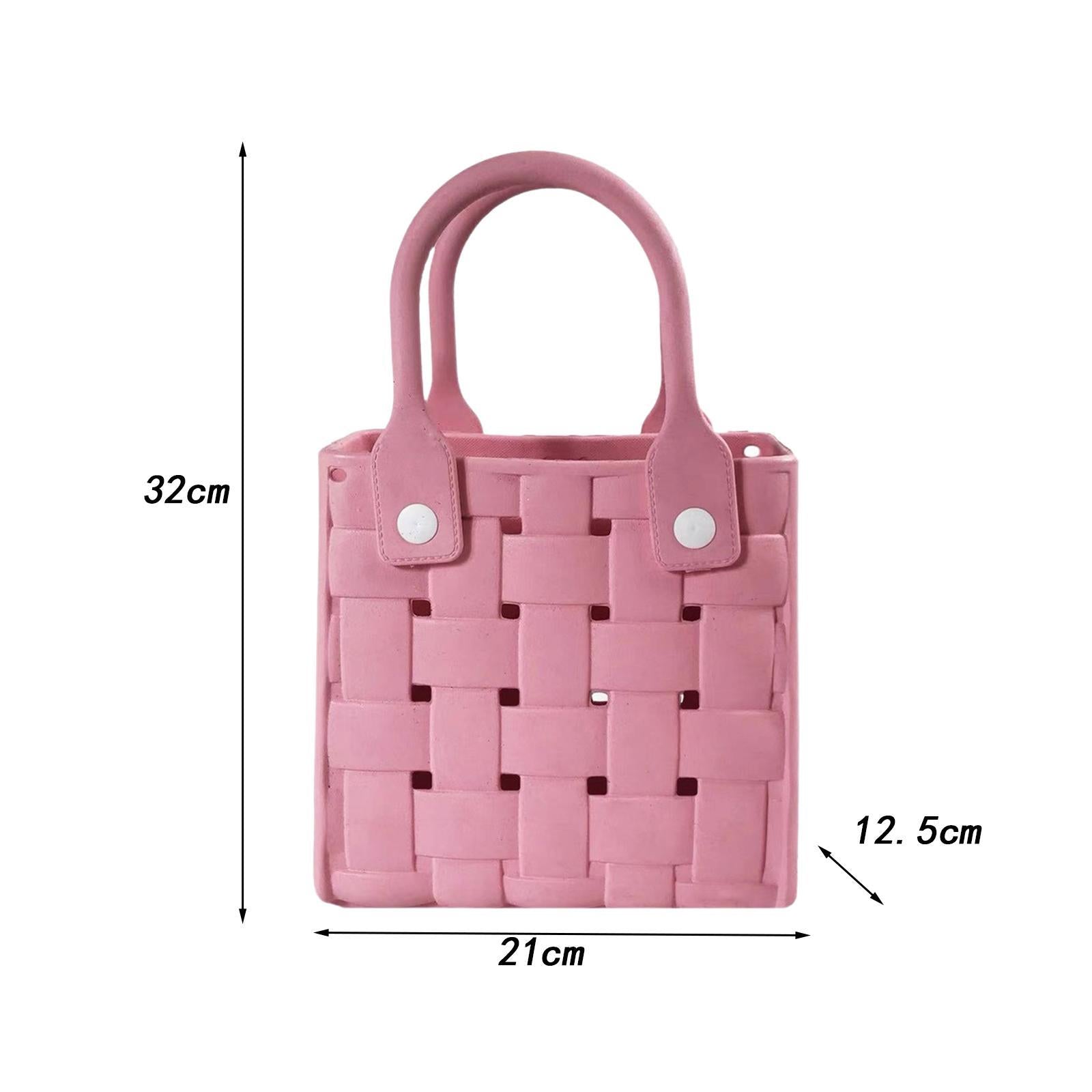 Vietnam Beach Hole Bag Top Handle Soft EVA Travel Bag Portable Modern Women Handbag