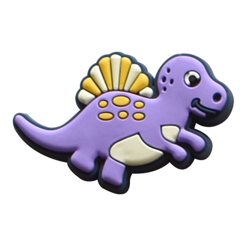 Cartoon Dinosaur Series Charms - For Crocs Shoes EVA Bogg Bag Accessories