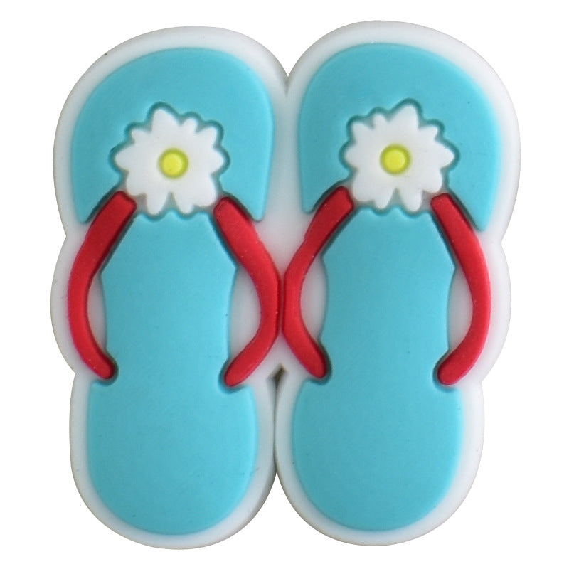 Summer Beach Series Charms - For Crocs Shoes EVA Bogg Bag Accessories