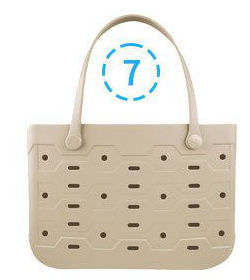 Beach Bag Rubber Tote Bag Waterproof Open Large Rubber Beach Bag for Pool Travel Beach Sports