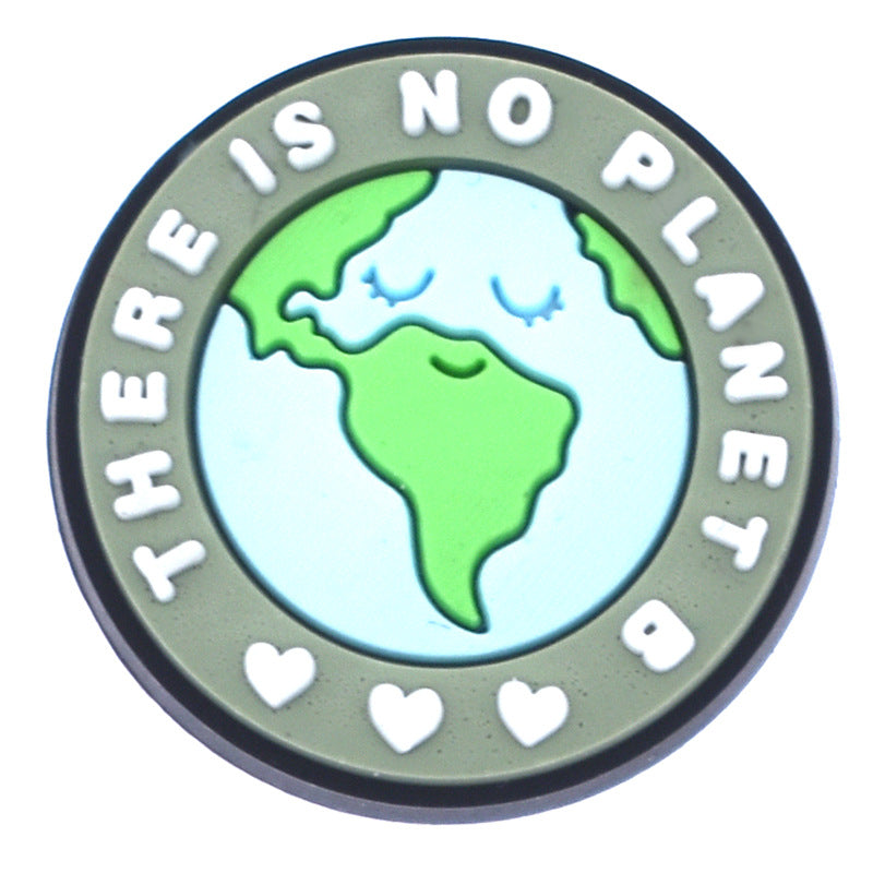 Fashion Resin Protecting the Earth Charms - For Crocs Shoes EVA Bogg Bag Accessories