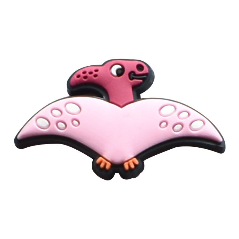 Cartoon Dinosaur Series Charms - For Crocs Shoes EVA Bogg Bag Accessories