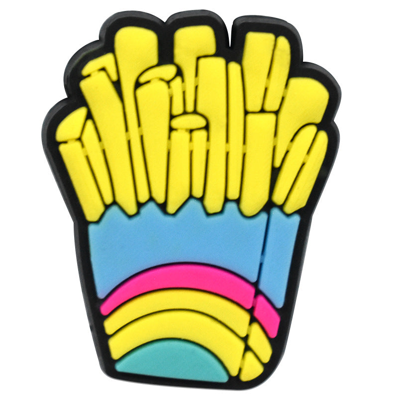 Summer Cartoon Series Charms - For Crocs Shoes EVA Bogg Bag Accessories