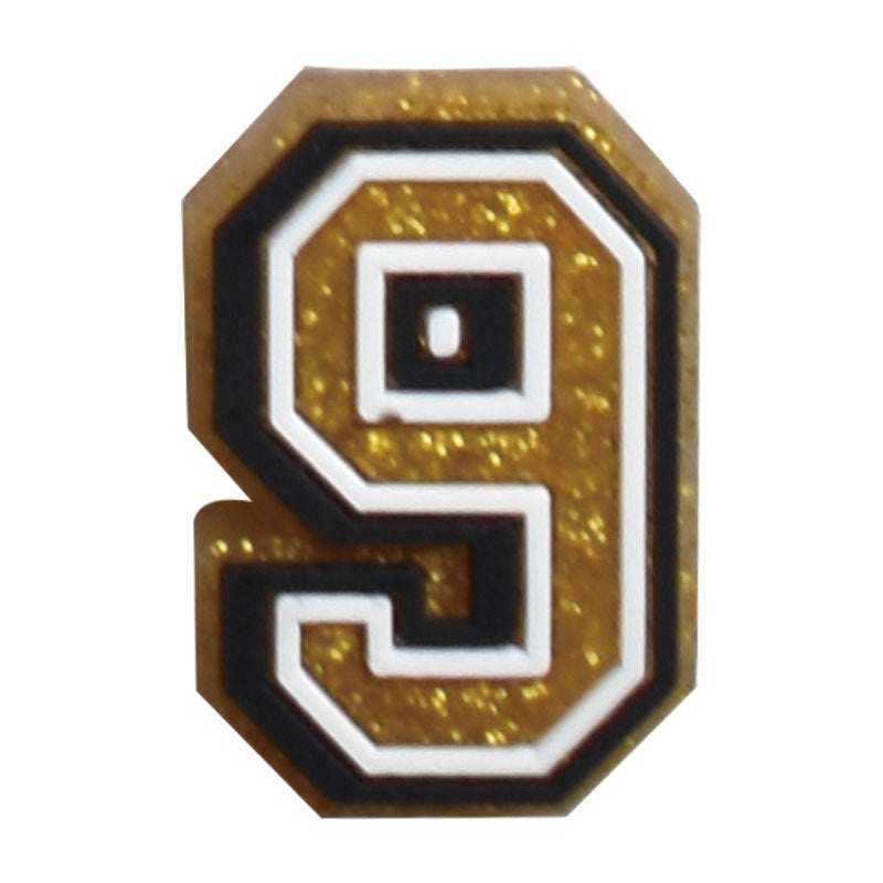 Gold 0-9 And 26pcs A-Z Letters Series Charms - For Crocs Shoes EVA Bogg Bag Accessories