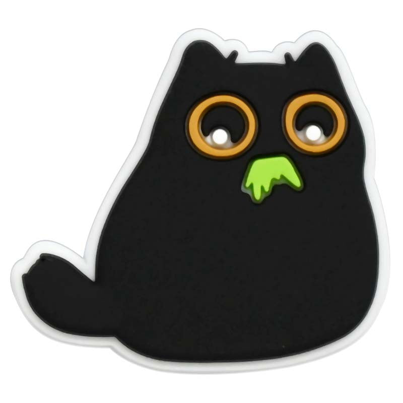 Black Cat Charms - For Crocs Shoes EVA Bogg Bag Accessories