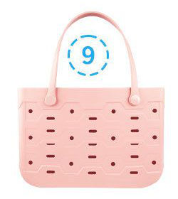 Beach Bag Rubber Tote Bag Waterproof Open Large Rubber Beach Bag for Pool Travel Beach Sports