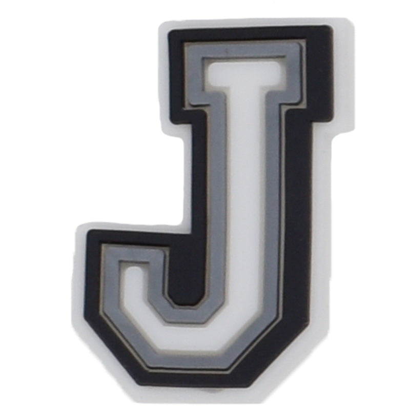 26pcs Black 0-9 A-Z Letters Series Charms - For Crocs Shoes EVA Bogg Bag Accessories