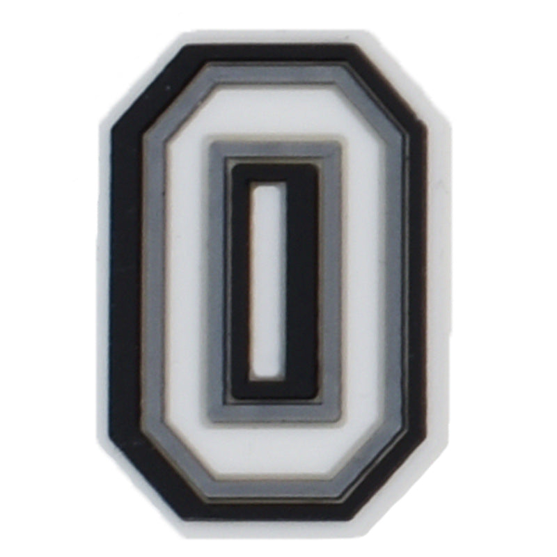 26pcs Black 0-9 A-Z Letters Series Charms - For Crocs Shoes EVA Bogg Bag Accessories