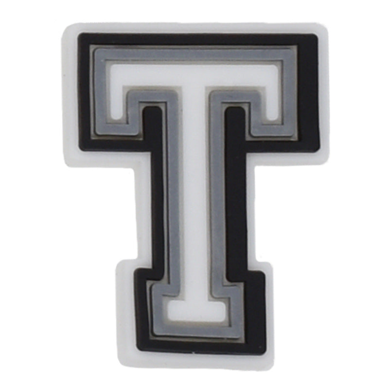 26pcs Black 0-9 A-Z Letters Series Charms - For Crocs Shoes EVA Bogg Bag Accessories