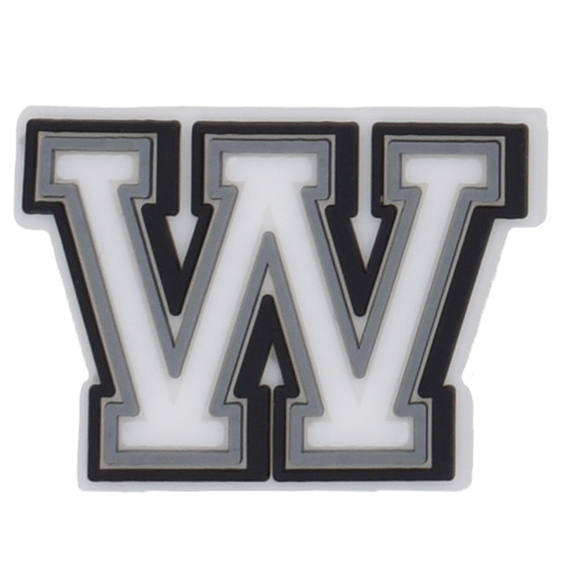 26pcs Black 0-9 A-Z Letters Series Charms - For Crocs Shoes EVA Bogg Bag Accessories