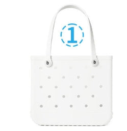 Vietnam Large Capacity EVA Tote Handbag Silicone Waterproof Beach Bag for Sports Gym Market Outdoor