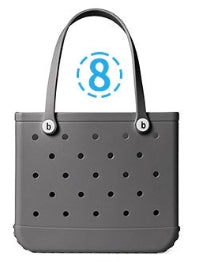 Vietnam Large Capacity EVA Tote Handbag Silicone Waterproof Beach Bag for Sports Gym Market Outdoor