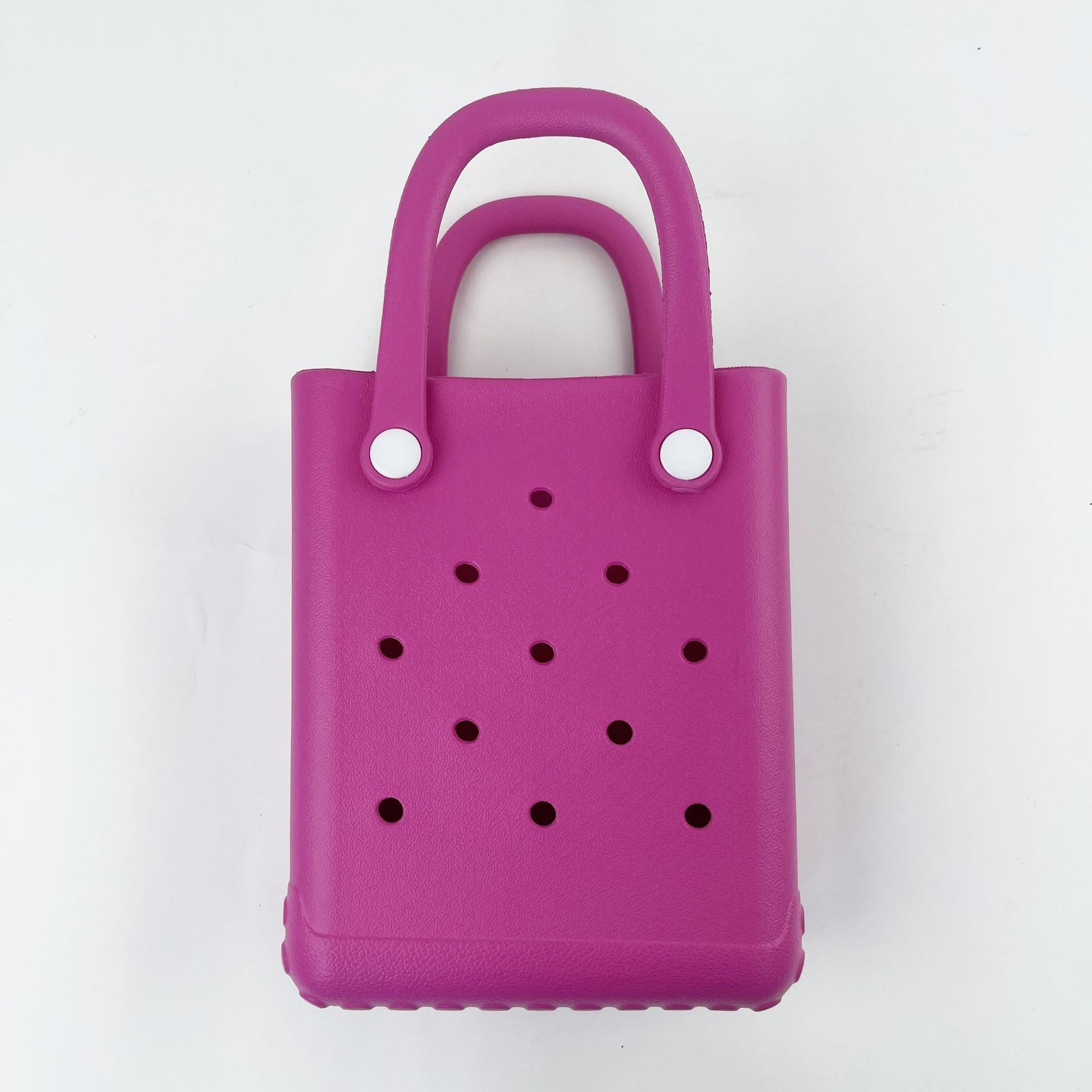 Rubber Beach Bag X-Small Beach Tote Bag Waterproof Mini Tote Bag for the Beach Boat Pool Sports Travel Bag