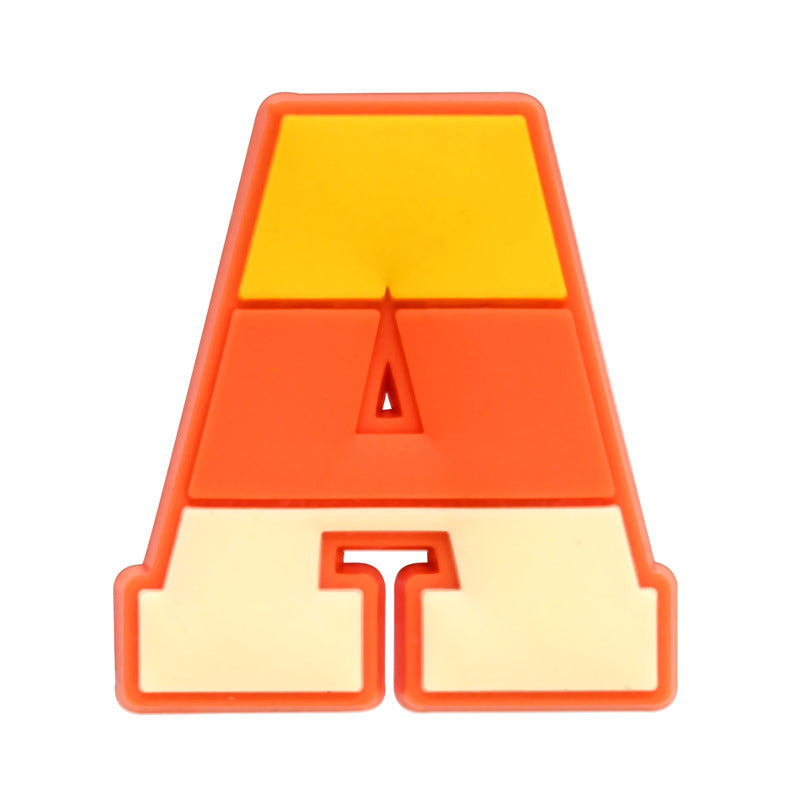 26pcs Letters Halloween Series Charms - For Crocs Shoes EVA Bogg Bag Accessories