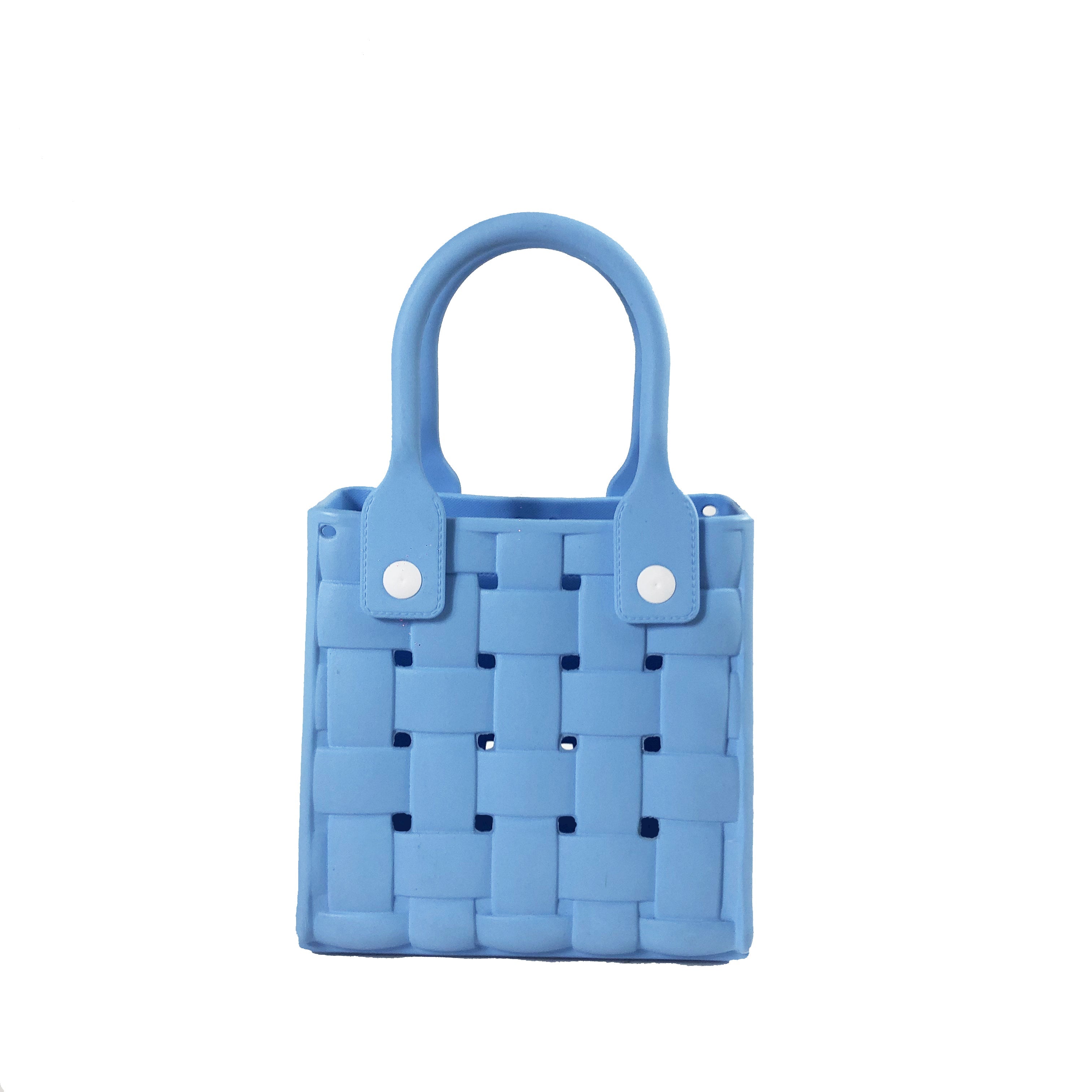 Vietnam Beach Hole Bag Top Handle Soft EVA Travel Bag Portable Modern Women Handbag