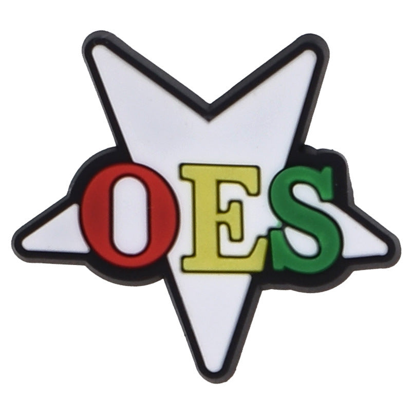 Red Society Series Charms - For Crocs Shoes EVA Bogg Bag Accessories