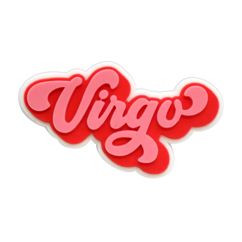 12pcs Constellation Series Charms - For Crocs Shoes EVA Bogg Bag Accessories