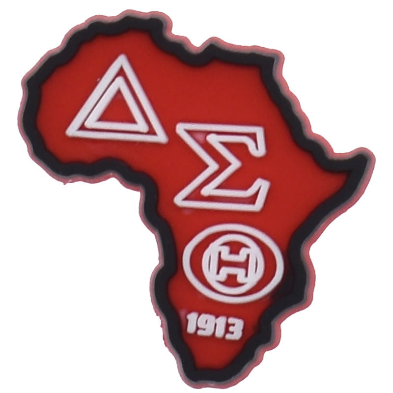 Red Society Series Charms - For Crocs Shoes EVA Bogg Bag Accessories