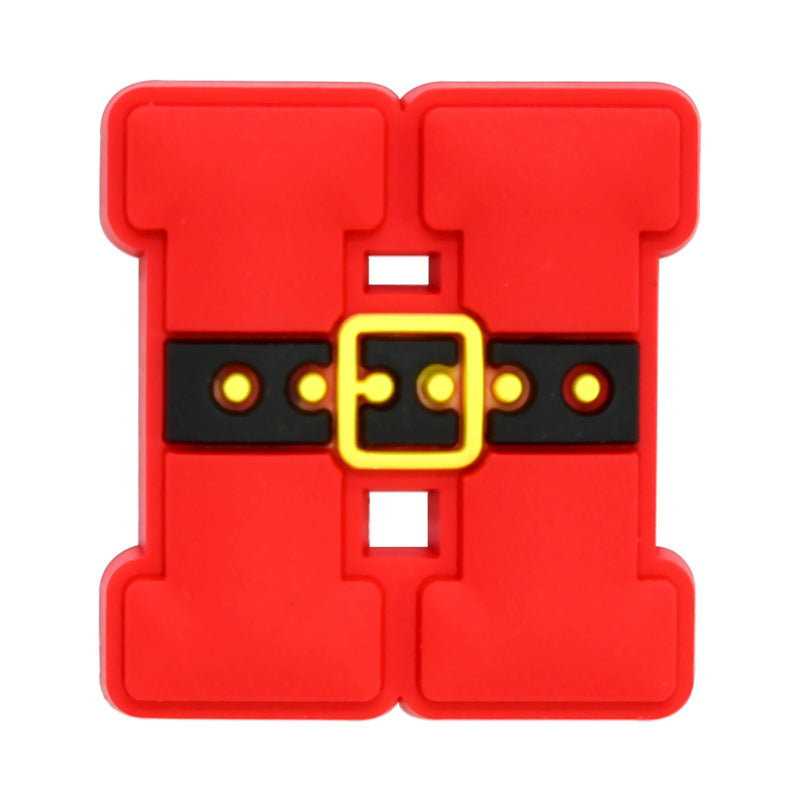 26pcs A-Z Letters Christmas Series Charms - For Crocs Shoes EVA Bogg Bag Accessories