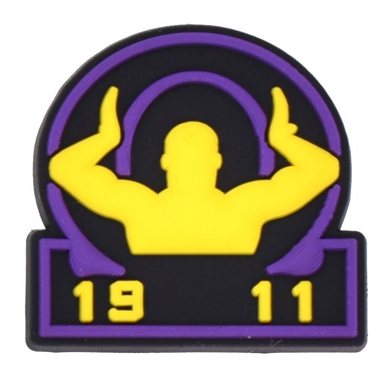 Red Society Series Charms - For Crocs Shoes EVA Bogg Bag Accessories