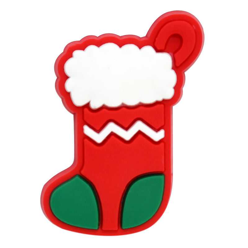 26pcs A-Z Letters Christmas Series Charms - For Crocs Shoes EVA Bogg Bag Accessories