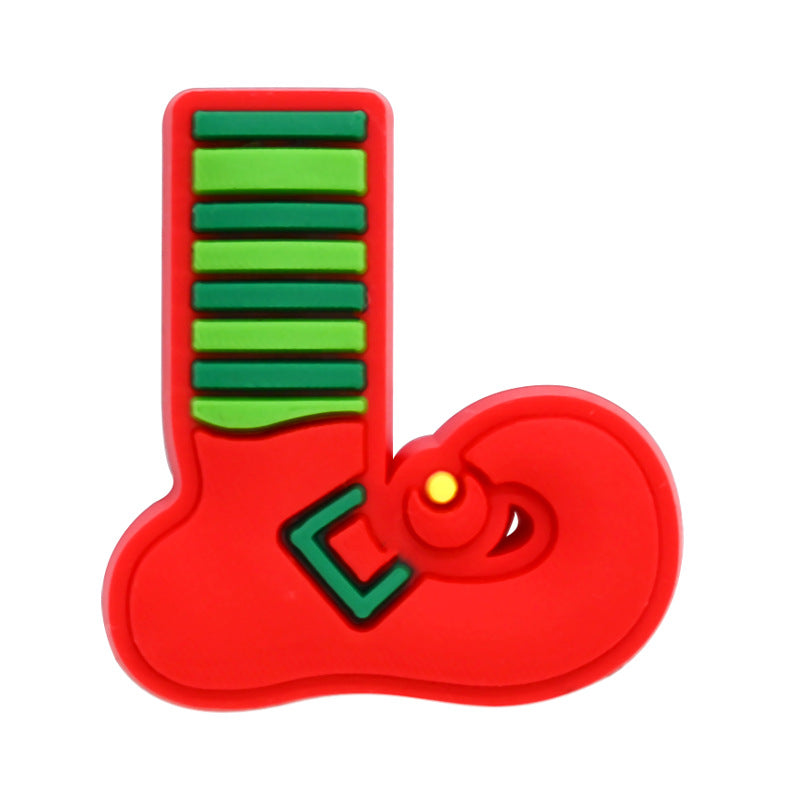 26pcs A-Z Letters Christmas Series Charms - For Crocs Shoes EVA Bogg Bag Accessories