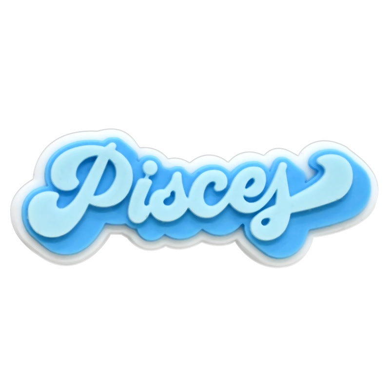 12pcs Constellation Series Charms - For Crocs Shoes EVA Bogg Bag Accessories