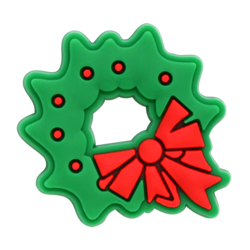 26pcs A-Z Letters Christmas Series Charms - For Crocs Shoes EVA Bogg Bag Accessories