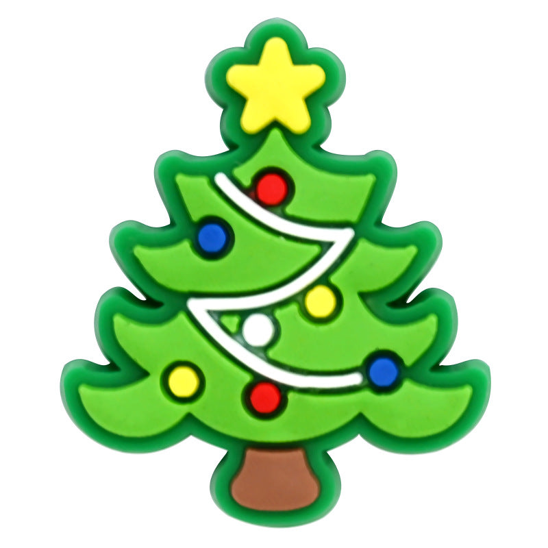 26pcs A-Z Letters Christmas Series Charms - For Crocs Shoes EVA Bogg Bag Accessories