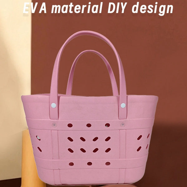 Vietnam Portable Trendy EVA Waterproof Rubber Beach Handbag Water-Resistant Tote Bags