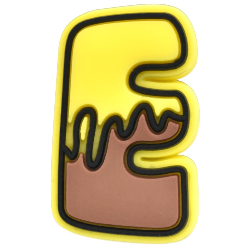 Bee 26pcs Letters Series Charms - For Crocs Shoes EVA Bogg Bag Accessories