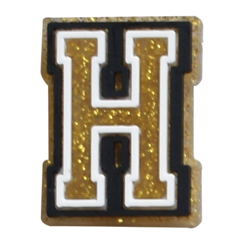 Gold 0-9 And 26pcs A-Z Letters Series Charms - For Crocs Shoes EVA Bogg Bag Accessories