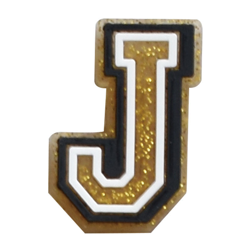 Gold 0-9 And 26pcs A-Z Letters Series Charms - For Crocs Shoes EVA Bogg Bag Accessories