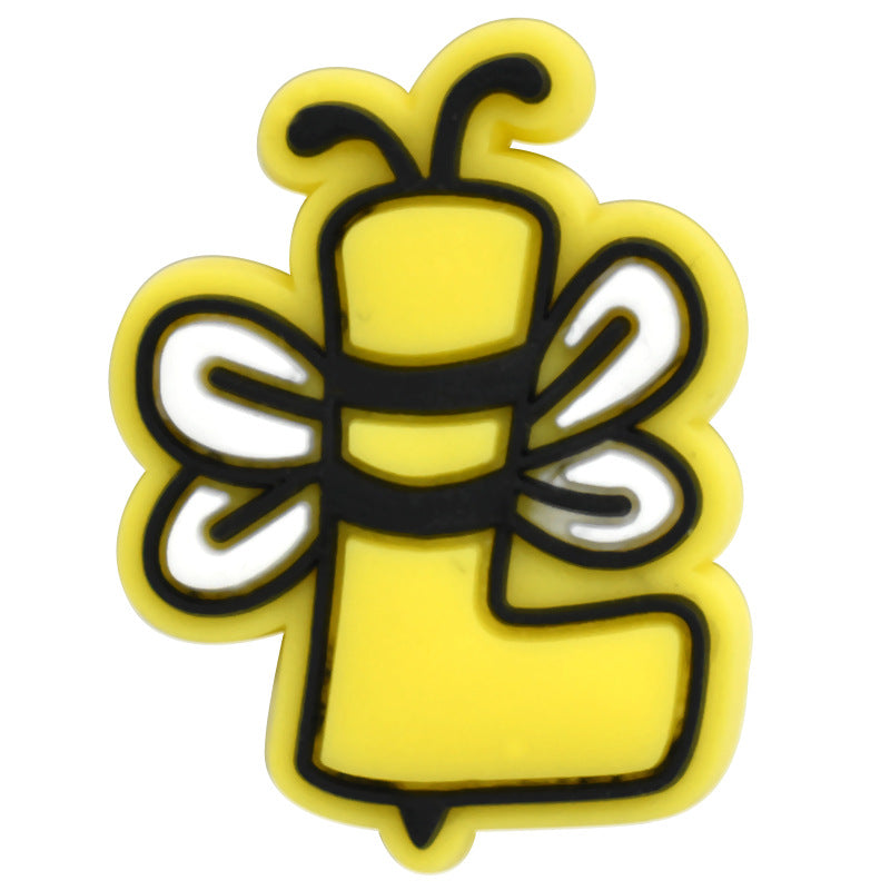 Bee 26pcs Letters Series Charms - For Crocs Shoes EVA Bogg Bag Accessories