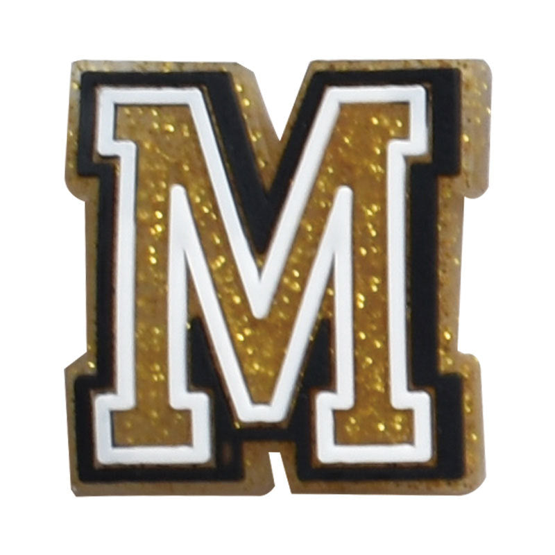 Gold 0-9 And 26pcs A-Z Letters Series Charms - For Crocs Shoes EVA Bogg Bag Accessories