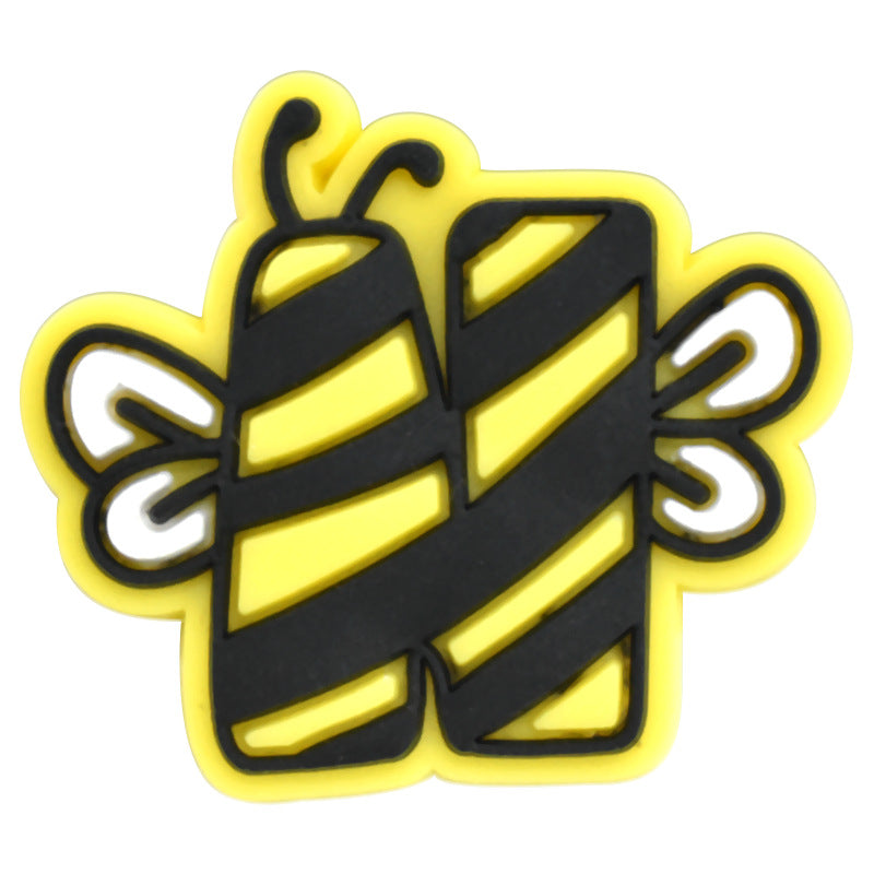 Bee 26pcs Letters Series Charms - For Crocs Shoes EVA Bogg Bag Accessories