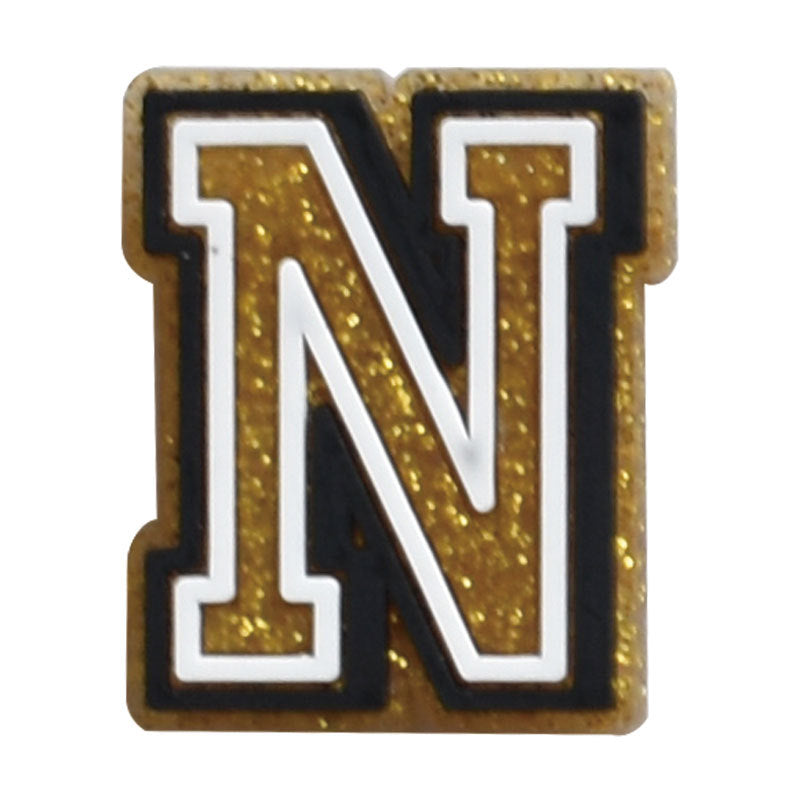 Gold 0-9 And 26pcs A-Z Letters Series Charms - For Crocs Shoes EVA Bogg Bag Accessories