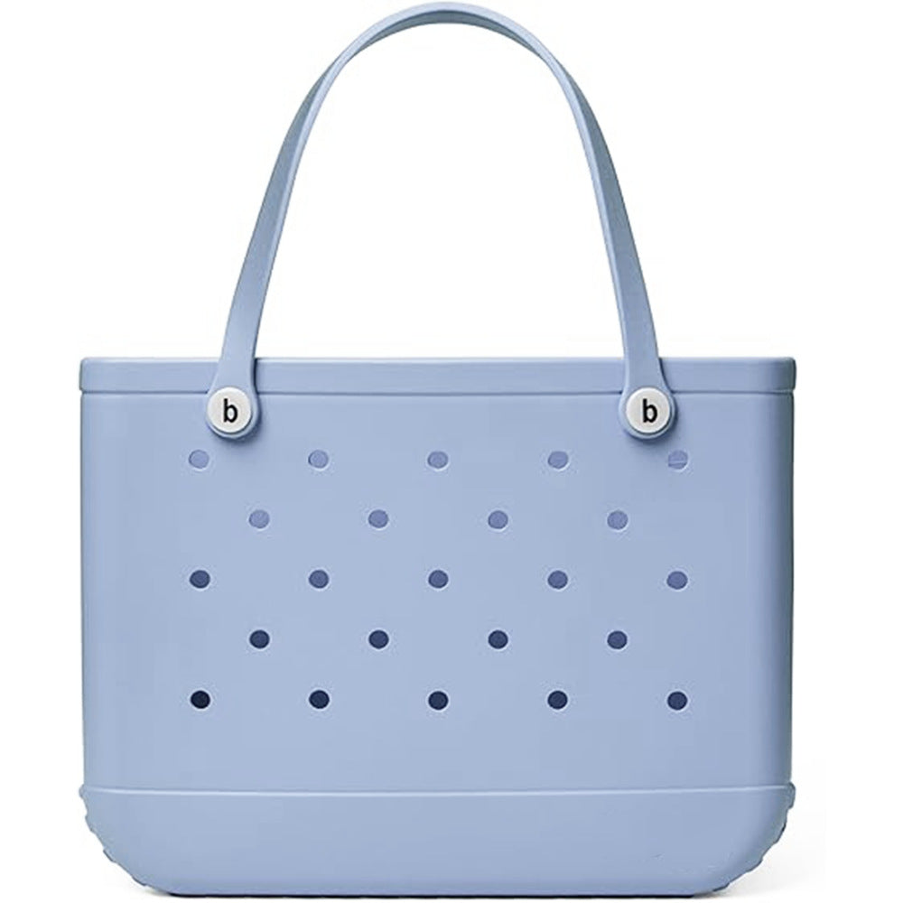 Vietnam Large Capacity EVA Tote Handbag Silicone Waterproof Beach Bag for Sports Gym Market Outdoor