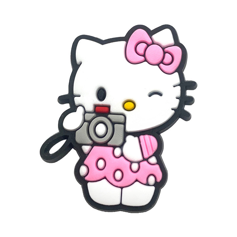 Hello Kitty Series Charms - For Crocs Shoes EVA Bogg Bag Accessories
