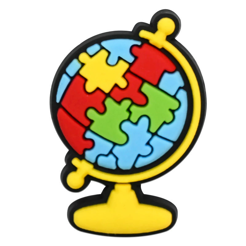 Autism Series Charms - For Crocs Shoes EVA Bogg Bag Accessories