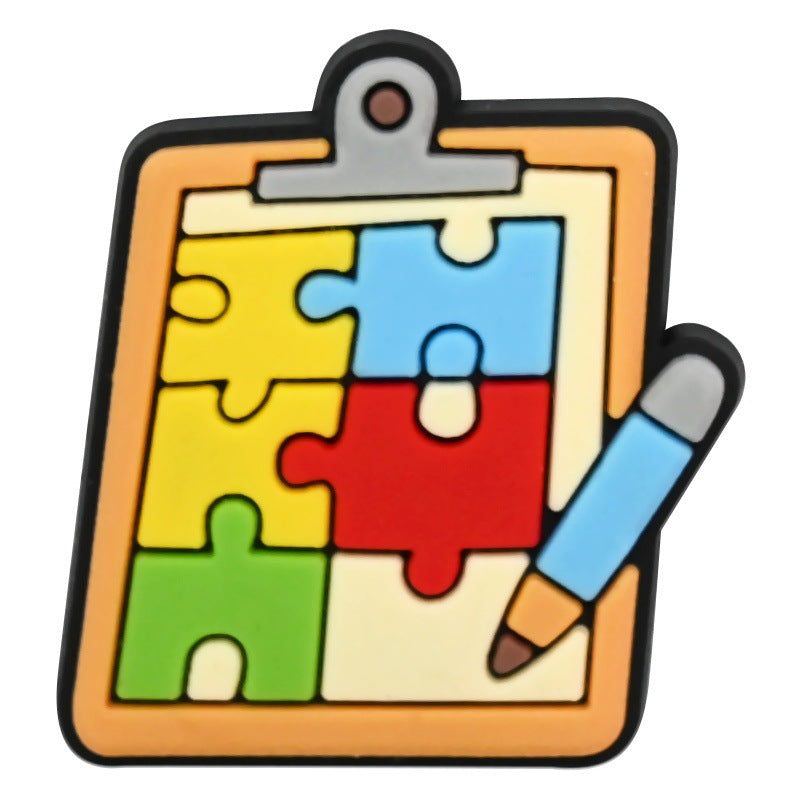 Autism Series Charms - For Crocs Shoes EVA Bogg Bag Accessories