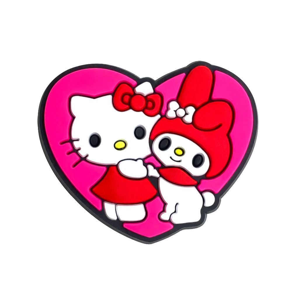 Hello Kitty Series Charms - For Crocs Shoes EVA Bogg Bag Accessories