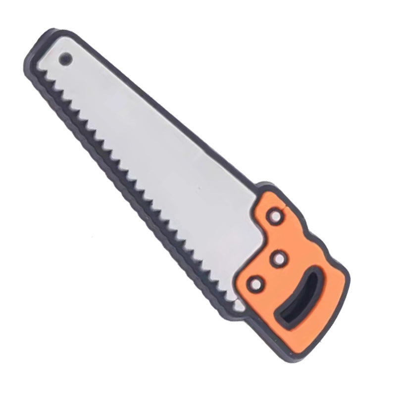 11Pcs Animated Tool DIY Ideas Series Charms - For Crocs Shoes EVA Bogg Bag Accessories