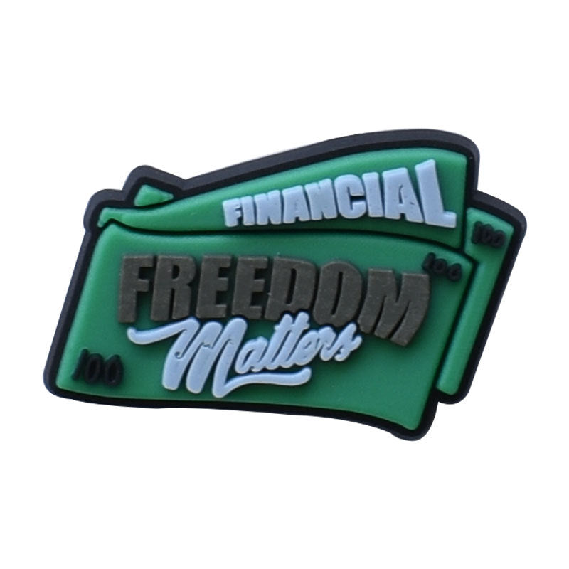 15Pcs US Dollar DIY Ideas Series Charms - For Crocs Shoes EVA Bogg Bag Accessories