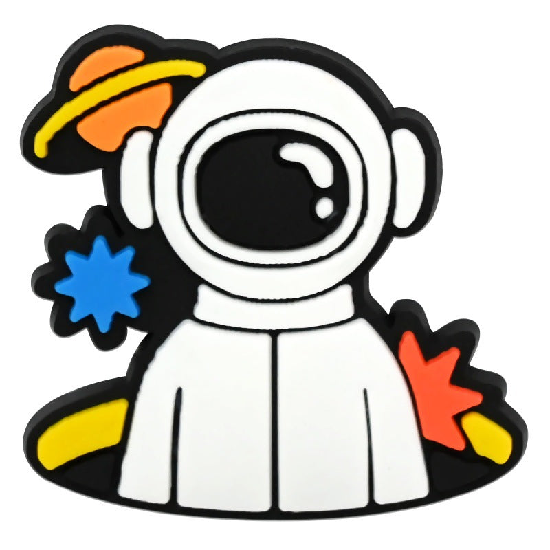 Cartoon alien Series Charms - For Crocs Shoes EVA Bogg Bag Accessories