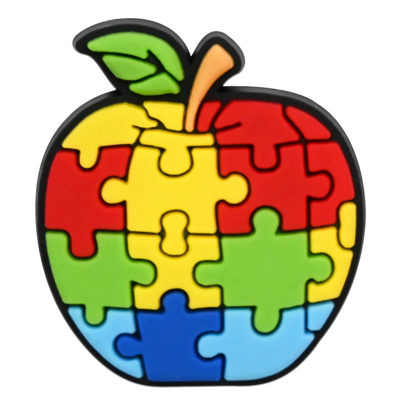 Autism Series Charms - For Crocs Shoes EVA Bogg Bag Accessories