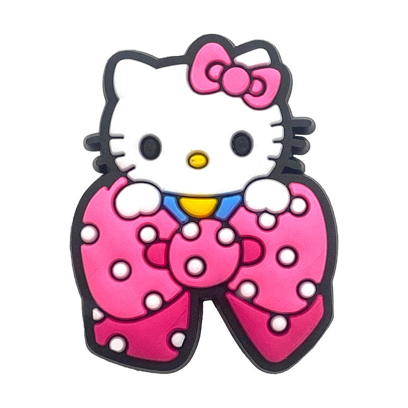 Hello Kitty Series Charms - For Crocs Shoes EVA Bogg Bag Accessories
