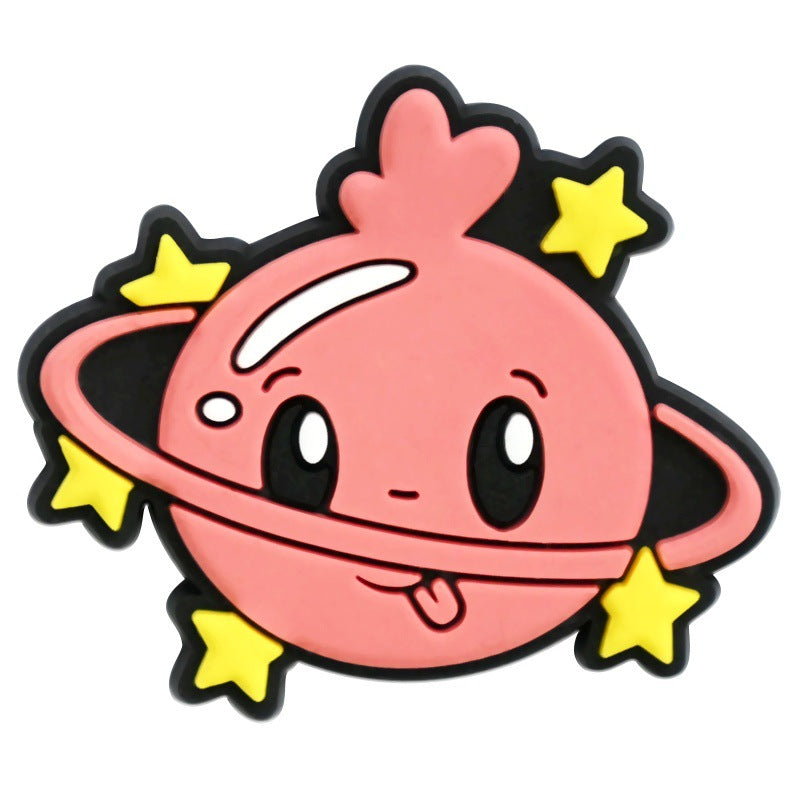 15pcs Small Planet DIY Ideas Series Charms - For Crocs Shoes EVA Bogg Bag Accessories